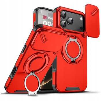 Etui Case do iPhone 17 Pro Pancerne Czerwone Osłona Aparatu do MagSafe - ProFlo