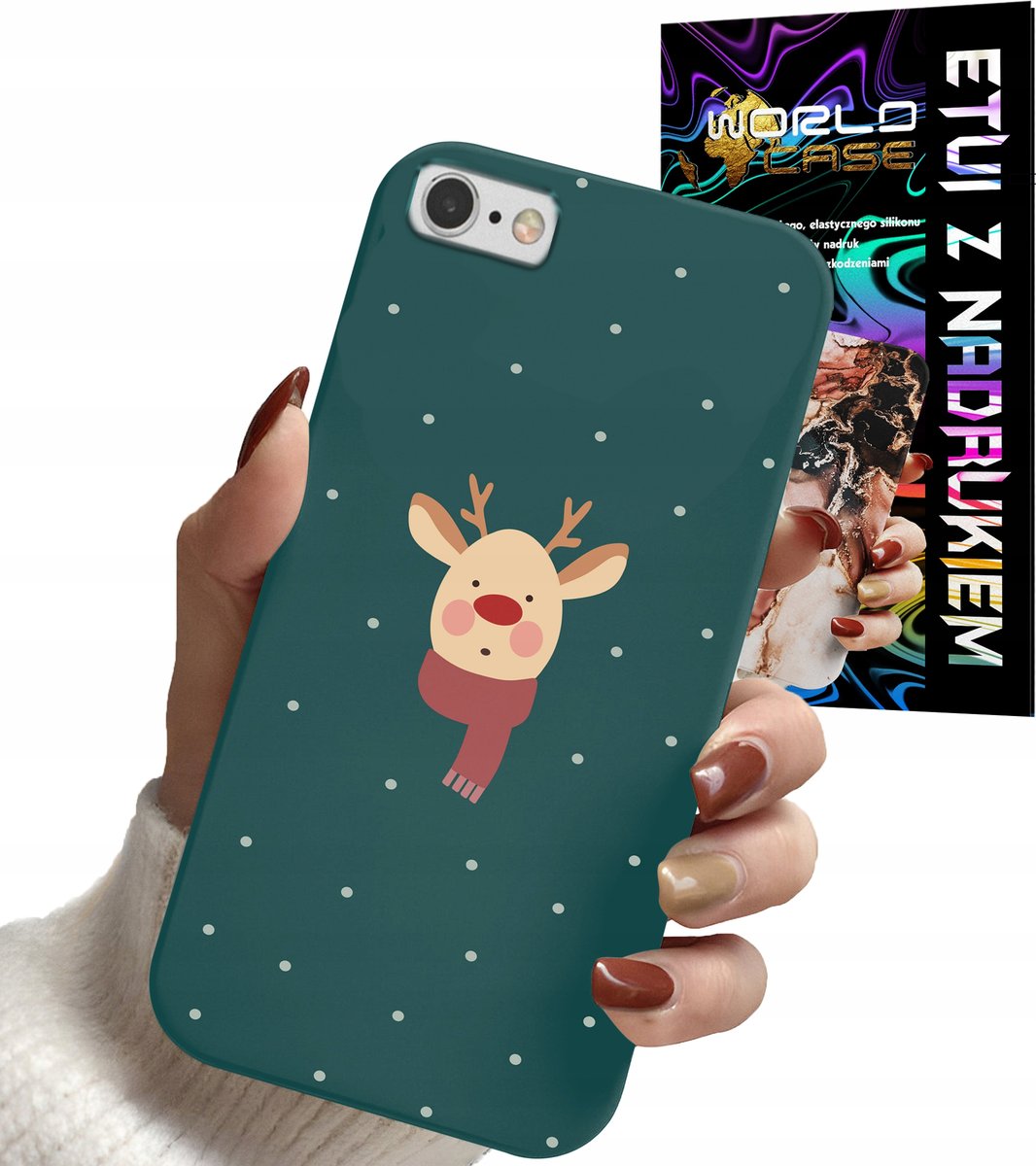 Yirlbey 2 Pezzi Cover per iPhone 8 / SE 2022/7 / SE 2020 4,7 Pollici