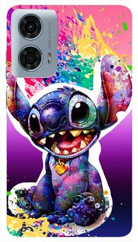 Etui Case Do Motorola Moto G24 / G04 - Wybór Wzorów Lilo & Stitch Słodziak Najnowsza Wersja_6-Stitch Czarny_ Wzór Nr . 8 - Inny producent