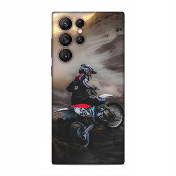 ETUI CASE DO SAMSUNG GALAXY S22 ULTRA - DUŻO WZORÓW WYBÓR MOTOR CROSS ŻUŻEL NAJNOWSZA WERSJA_6-stitch czarny_ WZÓR NR . 500 - Inny producent