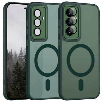 Etui Case do SAMSUNG S23+ Zielone do MagSafe Zielony Osłona Aparatów - ProFlo