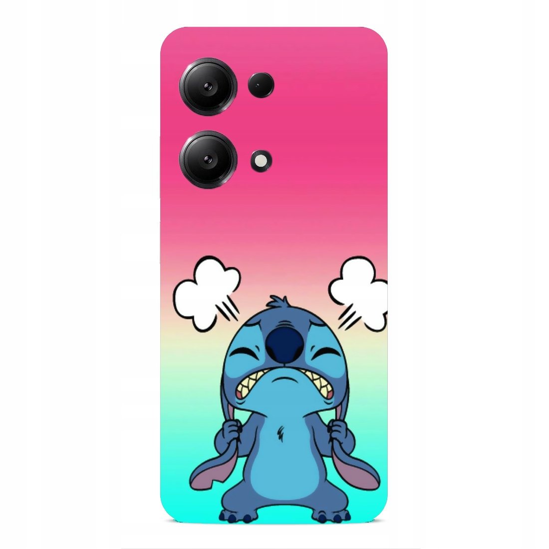 Custodia Ufficiale Disney Per Xiaomi Redmi Note 11/11S 4G – Lilo & Stitch Angel E Stitch Trasparente - 4
