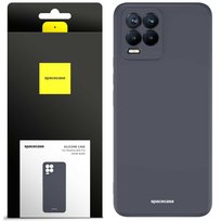 Etui Case Matowe Silikonowe Obudowa Spacecase do Realme 8/8 Pro black Spacecase