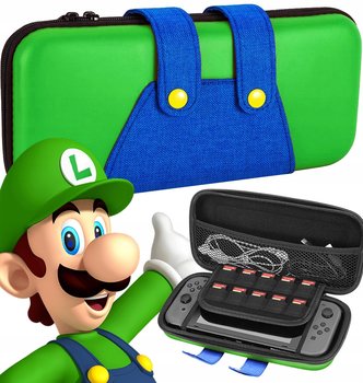 Etui case pokrowiec futerał do Nintendo Switch i Nintendo Switch OLED super mario bros HAC-001 HAC-001-01 HEG-001 | Luigi - Armor Case