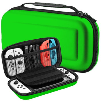 Etui case pokrowiec wzmocniony do Nintendo Switch i Nintendo Switch OLED HAC-001 HAC-001-01 HEG-001 | zielony - Vortex