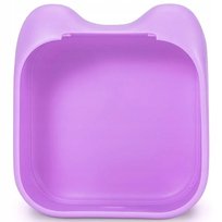 Etui case silikonowy na drukarkę termiczną Phomemo T02 kot uszy fioletowy