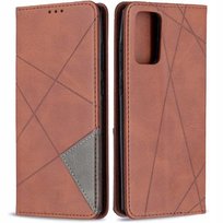 Etui Case SKÓRZANE Z KLAPKĄ Portfel Origami Pokrowiec Obudowa do Galaxy Note 20