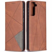 Etui Case SKÓRZANE Z KLAPKĄ Portfel Origami Pokrowiec Obudowa do Galaxy S21+