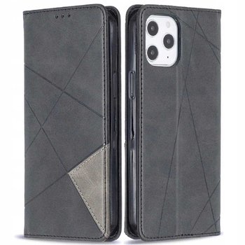 Etui Case SKÓRZANE Z KLAPKĄ Portfel Origami Pokrowiec Obudowa do iPhone 12 Pro Max - SpaceCase