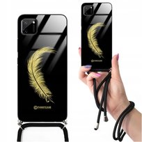 Etui Crossglam Brokat Złoty Do Realme C11 Cute Pióro Sweet Motywacja Wzory