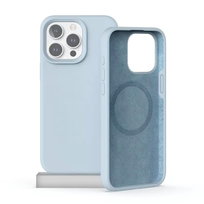 Etui D-Pro Velvet MagSafe Case obudowa magnetyczna z mikrofibrą do iPhone 15 Pro Max (Niebieskie) D-pro