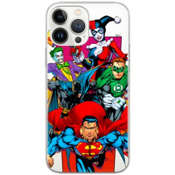 Etui DC dedykowane do Samsung A41, wzór: Liga Sprawiedliwości 004 Etui częściowo przeźroczyste, oryginalne i oficjalnie licencjonowane - DC COMICS