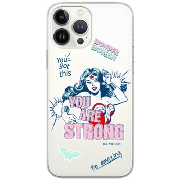 Etui DC dedykowane do Samsung GALAXY NOTE 20 ULTRA, wzór: Wonder Woman 025 Etui częściowo przeźroczyste, oryginalne i oficjalnie licencjonowane - ERT Group