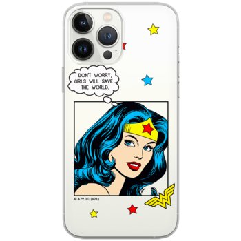 Etui DC dedykowane do Samsung S22 ULTRA, wzór: Wonder Woman 028 Etui częściowo przeźroczyste, oryginalne i oficjalnie licencjonowane - ERT Group