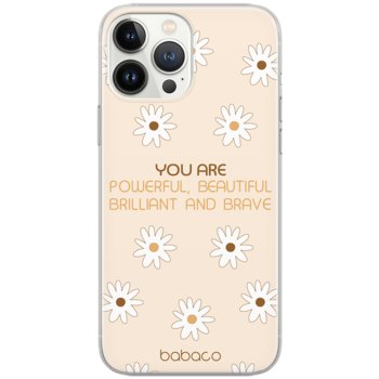 Etui dedykowane do IPHONE 12 / 12 PRO wzór:  Positive vibes 003 oryginalne i oficjalnie licencjonowane - Babaco