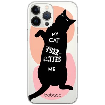 Etui dedykowane do SAMSUNG GALAXY NOTE 20 ULTRA wzór:  Koty 003 My Cat Tolerates Me oryginalne i oficjalnie licencjonowane - Babaco