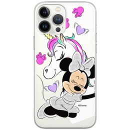 Etui Disney dedykowane do Huawei P40 lite, wzór: Minnie 036 Etui częściowo przeźroczyste, oryginalne i oficjalnie licencjonowane-Zdjęcie-0