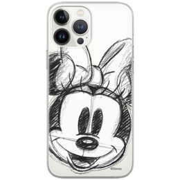 Etui Disney dedykowane do Huawei Y6 2018, wzór: Minnie 012 Etui częściowo przeźroczyste, oryginalne i oficjalnie licencjonowane-Zdjęcie-0