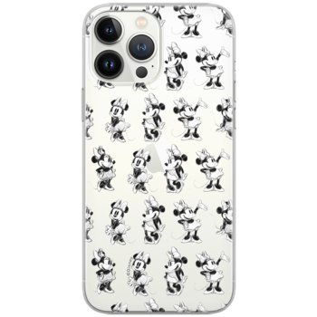 Etui Disney dedykowane do Huawei Y6 2018, wzór: Minnie 018 Etui częściowo przeźroczyste, oryginalne i oficjalnie licencjonowane - ERT Group