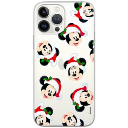 Etui Disney dedykowane do Huawei Y6 2019 without hole, wzór: Mickey i Minnie 016 Etui częściowo przeźroczyste, oryginalne i oficjalnie licencjonowane-Zdjęcie-0