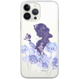 Etui Disney dedykowane do Iphone 12 Mini, wzór: Królewna Śnieżka 004 Etui częściowo przeźroczyste, oryginalne i oficjalnie licencjonowane-Zdjęcie-0