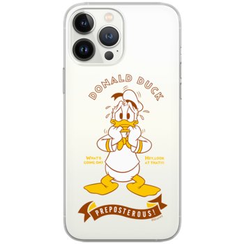 Etui Disney dedykowane do Iphone 12 PRO MAX, wzór: Donald 004 Etui częściowo przeźroczyste, oryginalne i oficjalnie licencjonowane - Disney