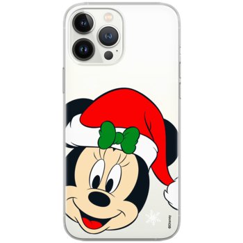 Etui Disney dedykowane do Iphone 13 MINI, wzór: Minnie 060 Etui częściowo przeźroczyste, oryginalne i oficjalnie licencjonowane - Disney