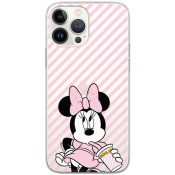 Etui Disney dedykowane do Iphone 13 PRO, wzór: Minnie 017 Etui częściowo przeźroczyste, oryginalne i oficjalnie licencjonowane - Disney