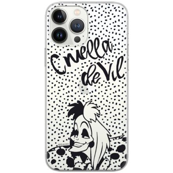 Etui Disney dedykowane do Samsung A3 2017/ A320F, wzór: Cruella 002 Etui częściowo przeźroczyste, oryginalne i oficjalnie licencjonowane - ERT Group