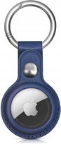 Etui do Apple AirTag z ekoskóry - niebieskie Hurtel