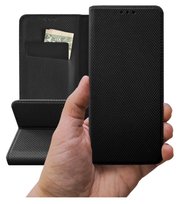 Etui Do Apple Iphone 12 12 Pro Pokrowiec Case Obudowa Smart Magnet Czarne Futerał Kejs Ochraniacz Okładka Pokrowiec Case Z Klapką Obudowa Z Kieszonką Na Kartę
