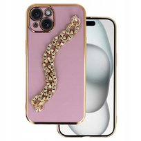 Etui do apple iphone 13 a2482 obudowa pokrowiec trend case wzór 4 różowe