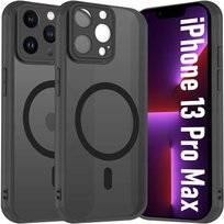Etui Do Apple iPhone 13 Pro Max Do Magsafe WZMACNIANE 360° Matt Case +Szkło