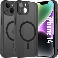 Etui Do Apple iPhone 14 Do Magsafe WZMACNIANE 360° Matt Case +Szkło