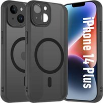 Etui Do Apple iPhone 14 Plus Do Magsafe WZMACNIANE 360° Matt Case +Szkło