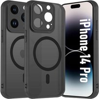 Etui Do Apple iPhone 14 Pro Do Magsafe WZMACNIANE 360° Matt Case +Szkło