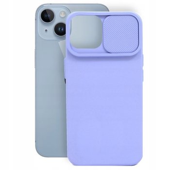 Etui do Apple iPhone 14 SILICONE LENS pokrowiec case j fiol - GSM-HURT