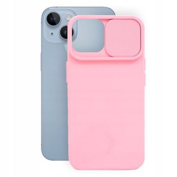 Etui do Apple iPhone 14 SILICONE LENS pokrowiec case j różo - GSM-HURT