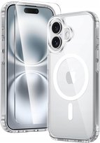 Etui Do Apple iPhone 16 CASE +Szkło 9H WZMACNIANE 360° do MAGSAFE CLEAR