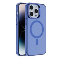 Etui do APPLE IPHONE 16 PRO Magsafe niebieski case matowy obudowa plecki