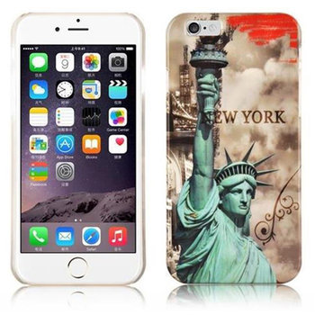 Etui Do Apple iPhone 6 / 6S Pokrowiec w NEW YORK - STATUA WOLNOŚCI Hard Case Cover Obudowa Ochronny Cadorabo - Cadorabo