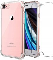 Etui do Apple IPHONE 7 / 8 / SE ANTI-SHOCK CASE PLECKI PANCERNE + SZKŁO 9H