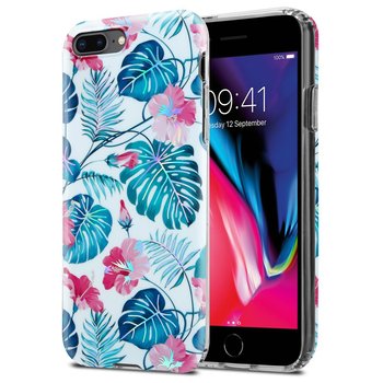 Etui Do Apple iPhone 7 PLUS / 7S PLUS / 8 PLUS w LIŚCIE ŻÓŁWIA Pokrowiec TPU Silikon Obudowa Case Cover Plecki Cadorabo - Cadorabo