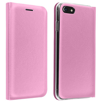 Etui do Apple iPhone SE 2020/8/7 Flip Card Holder - różowe - Avizar