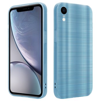 Etui Do Apple iPhone XR Pokrowiec w Brushed Turkus Etui Silikonowe Obudowa Case Cover Cadorabo - Cadorabo