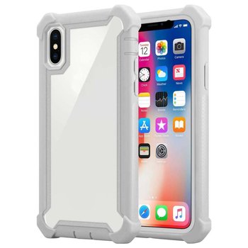 Etui Do Apple iPhone XS MAX Pokrowiec w SZARA BRZOZA  Hard Case Cover Obudowa Ochronny Cadorabo - Cadorabo