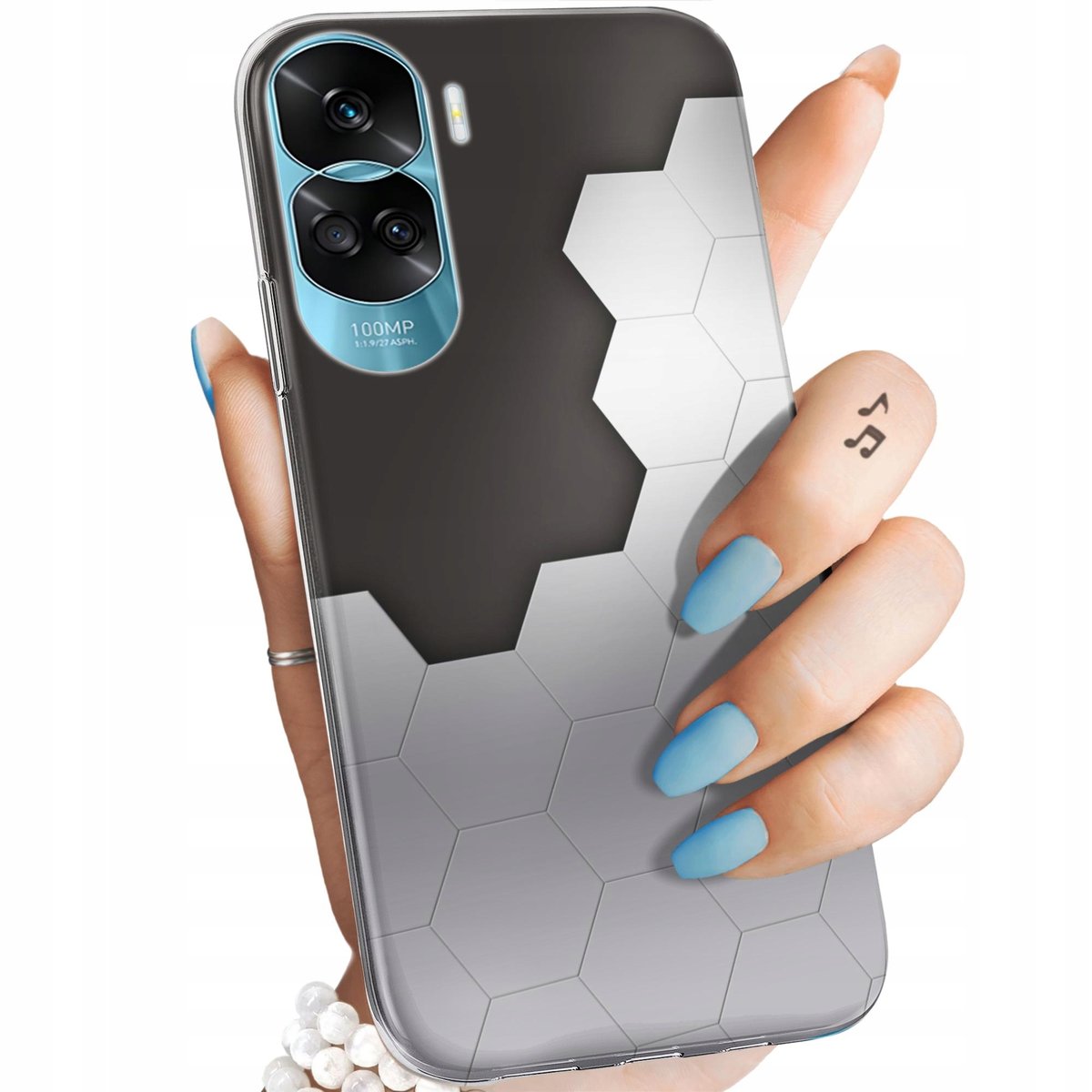 ChoosEU Coque Pour Honor 90 5G Silicone Etui Avec Élégant