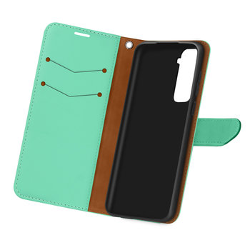 Etui do Galaxy S21 Etui na karty z funkcją wsparcia Grained Aspect - zielone - Avizar