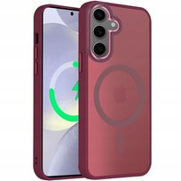 Etui Do Galaxy S24 PLUS Case +Szkło 9H WZMACNIANE 360° Matt Do Magsafe