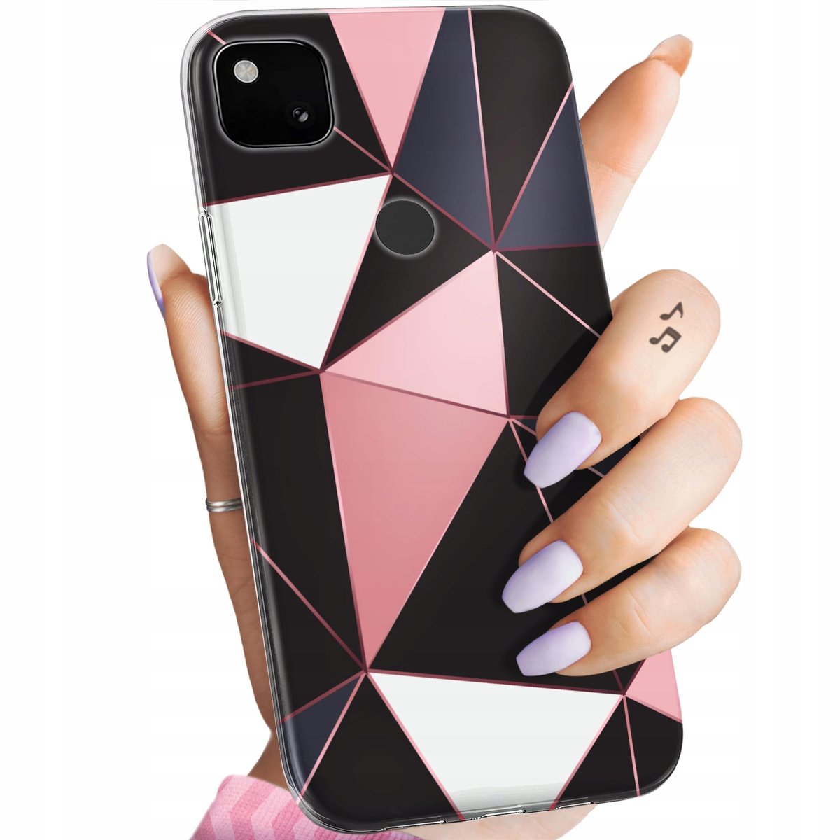 Google Étui Officiel Pixel 4a - Essentiellement Noir - Protection Élégante